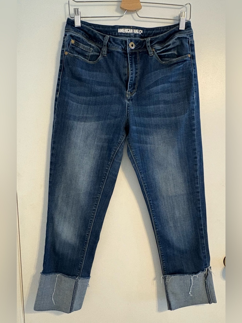 American Rag Men’s Blue Slim Straight Cuffed Jeans